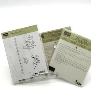 Stampin' Up! Border on Romance Stamps Sizzix Accents Touches Edgelits 125482